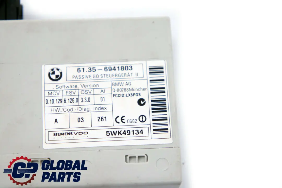Módulo de Unidad de Control Pasivo Go para BMW E65 E66 E67 con número de pieza 6941803 BMW E65 E66 E67 Módulo de Unidad de Control Pasivo Go - SKU 6941803 - Número de pieza 6941803