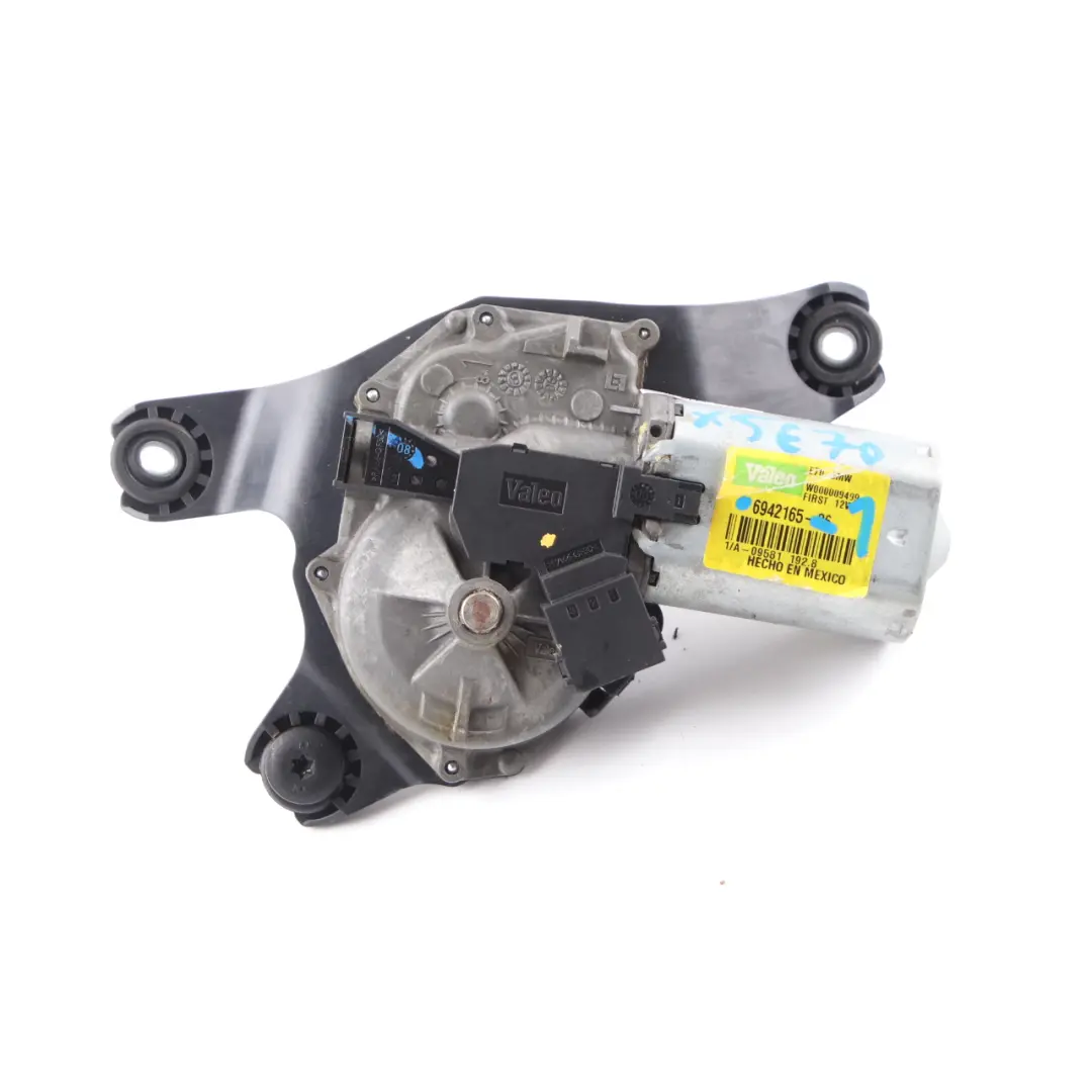 Window Wiper Motor Tailgate Boot to BMW X5 Series E70 Rear with Part number 6942165 BMW X5 Series E70 Rear Window Wiper Motor Tailgate Boot - SKU 6942165-1 - Part number 6942165