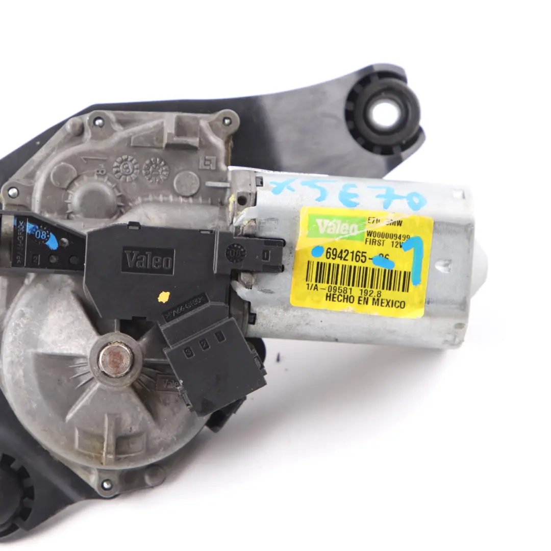 BMW E70 E70N LCI Motor Limpiaparabrisas Trasero - SKU 6942165-1 - Número de pieza 6942165