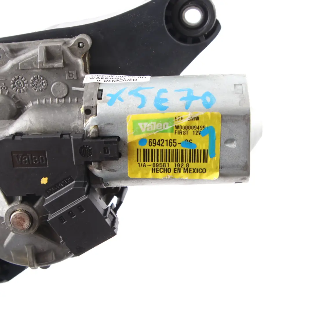 Motore Tergicristallo Posteriore per BMW X5 E70 E70N LCI con numero di parte 6942165 BMW X5 E70 E70N LCI Motore Tergicristallo Posteriore - SKU 6942165-1 - Numero di parte 6942165