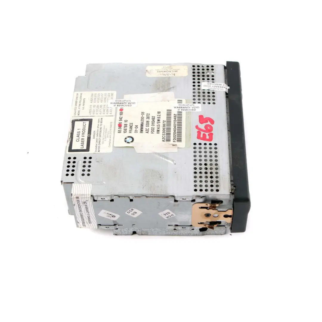 BMW 7 E65 E66 Navigation Sat Nav System CD Computer Player - SKU 6942166 - Part number 6942166