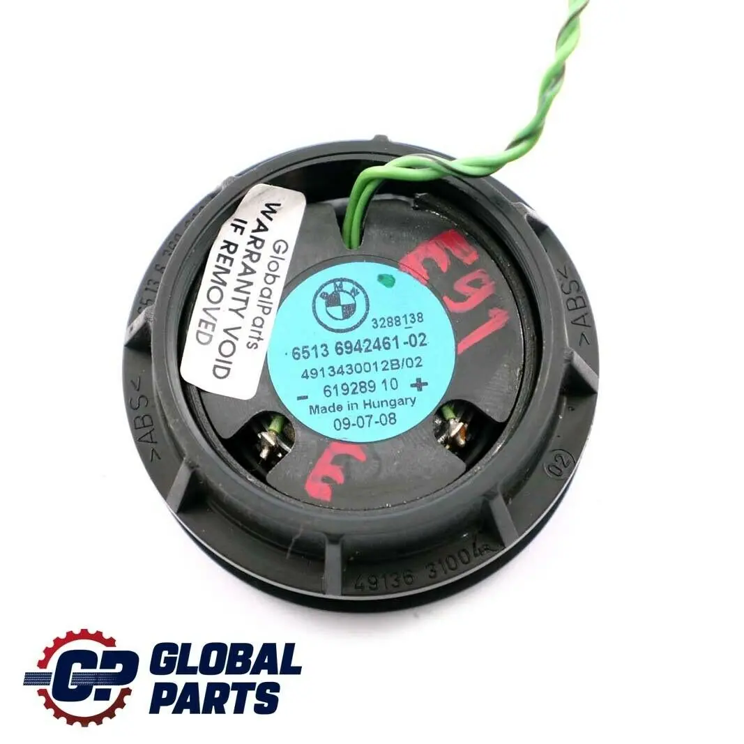 Altoparlante Tweeter Posteriore per BMW E91 E92 E93 con numero di parte 6942461 BMW E91 E92 E93 Altoparlante Tweeter Posteriore - SKU 6942461 - Numero di parte 6942461