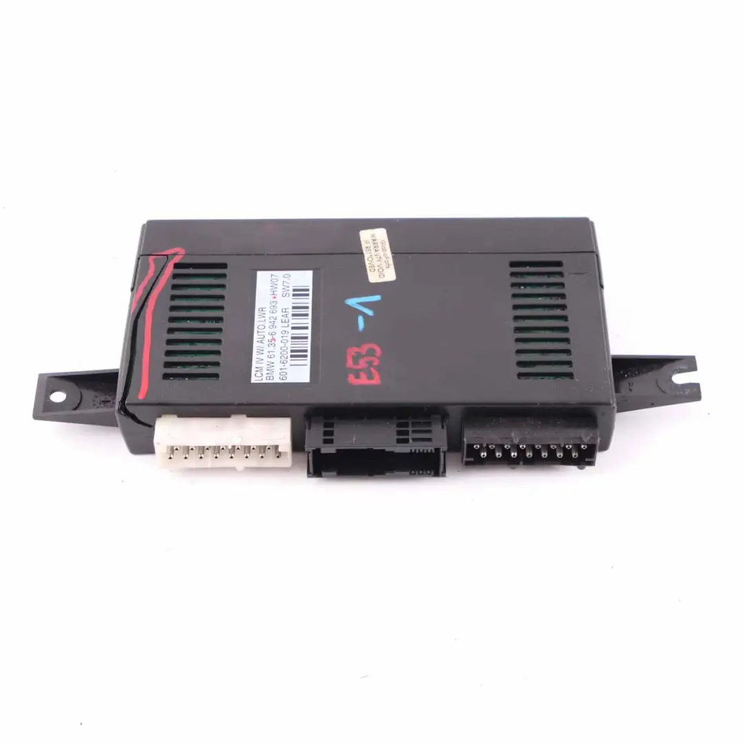 Light Module BMW X5 E53 Check Control Unit ECU Lear LCM IV AUTO.LWR to with Part number 6942693 Light Module BMW X5 E53 Check Control Unit ECU Lear LCM IV AUTO.LWR - SKU 6942693-1 - Part number 6942693