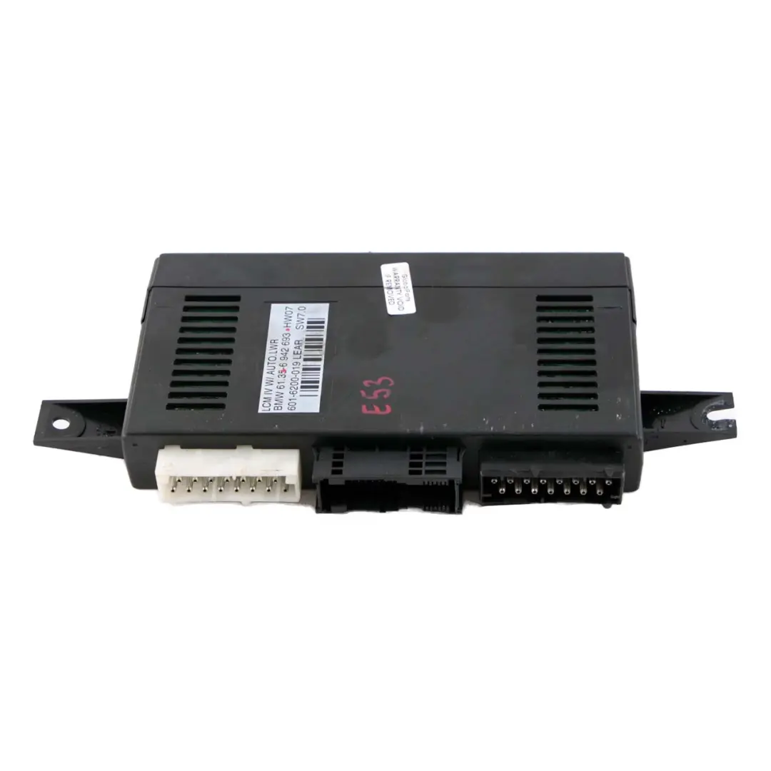 Light Check Module Control Unit ECU Lear LCM IV AUTO.LWR to BMW X5 E53 with Part number 6942693 BMW X5 E53 Light Check Module Control Unit ECU Lear LCM IV AUTO.LWR - SKU 6942693 - Part number 6942693