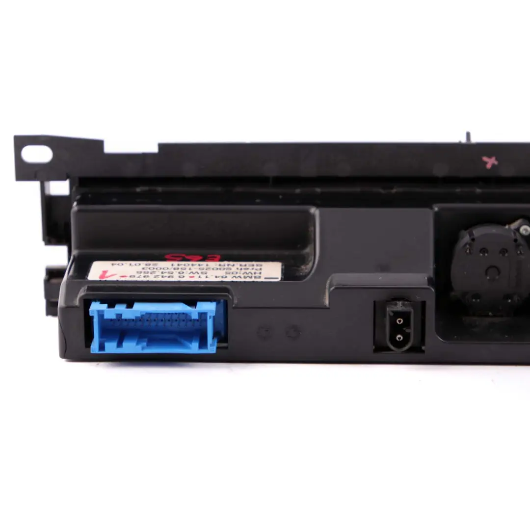 Conditioning Climate Control Panel Switch Unit to BMW 7 Series E65 Automatic Air with Part number 6942979 BMW 7 Series E65 Automatic Air Conditioning Climate Control Panel Switch Unit - SKU 6942979 - Part number 6942979