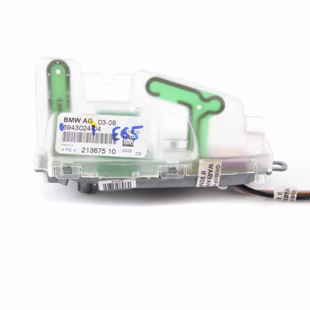 Roof Antenna DAB Mobile Phone Aerial Unit to BMW E65 E66 with Part number 6943024 BMW E65 E66 Roof Antenna DAB Mobile Phone Aerial Unit - SKU 6943024 - Part number 6943024