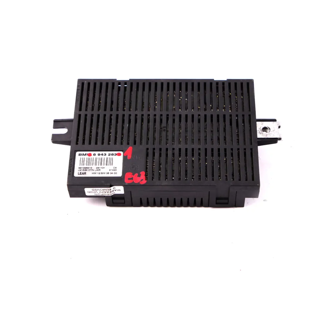 Light Control Unit Module LEAR LM E6X DYN LWR to BMW 5 Series 1 E60 with Part number 6943283 BMW 5 Series 1 E60 Light Control Unit Module LEAR LM E6X DYN LWR - SKU 6943283-1 - Part number 6943283