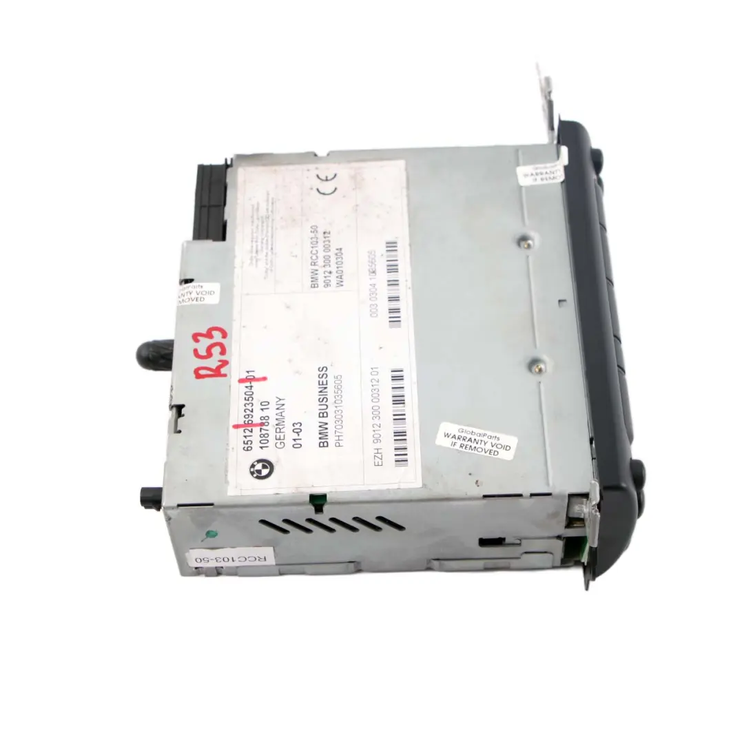 Mini Cooper R50 R53 Radio Boost Dolby Cassette Tape Player Control Unit 6923504 - SKU 6943422 - Part number 6923503