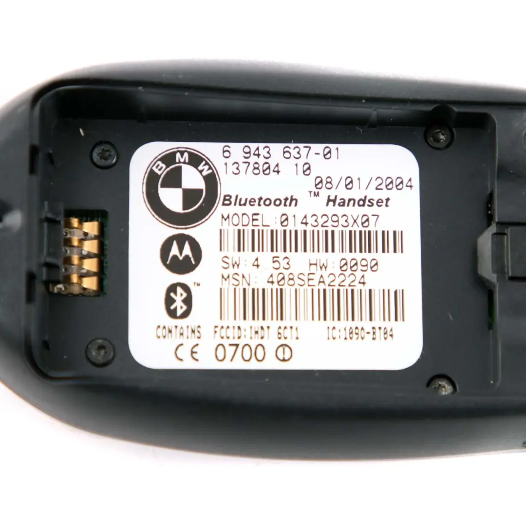 Bluetooth Handset Phone Mobile to BMW 5 X3 X5 Series E46 E53 E60 E65 E83 with Part number 6943637 BMW 5 X3 X5 Series E46 E53 E60 E65 E83 Bluetooth Handset Phone Mobile - SKU 6943637 - Part number 6943637