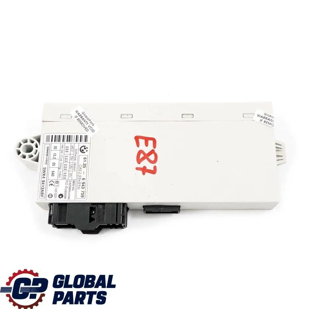 BMW 1 Series E87 ECU Key Reading Module Control Unit CAS 2 6135 - SKU 6943759 - Part number 6943759
