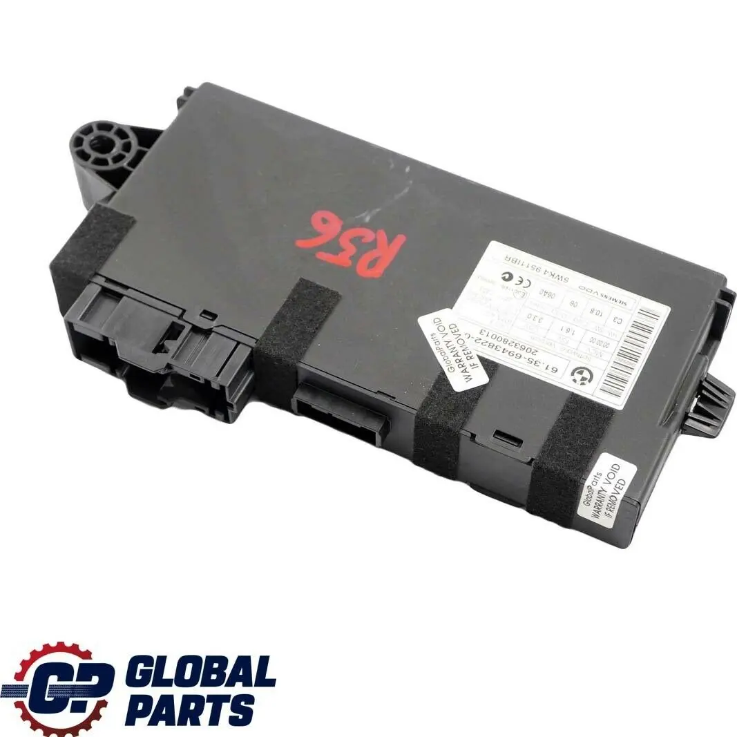 Mini Cooper R55 R56 R60 CAS ECU Unidad Control Módulo Lectura Llaves - SKU 6943822 - Número de pieza 6943822