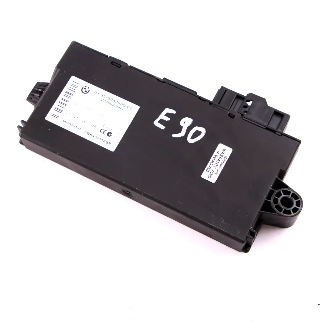 Module De Lecture De Clé BMW E60 E87 E90 CAS 3 ECU Control Unit - SKU 6943830 - Numéro de pièce 6943830