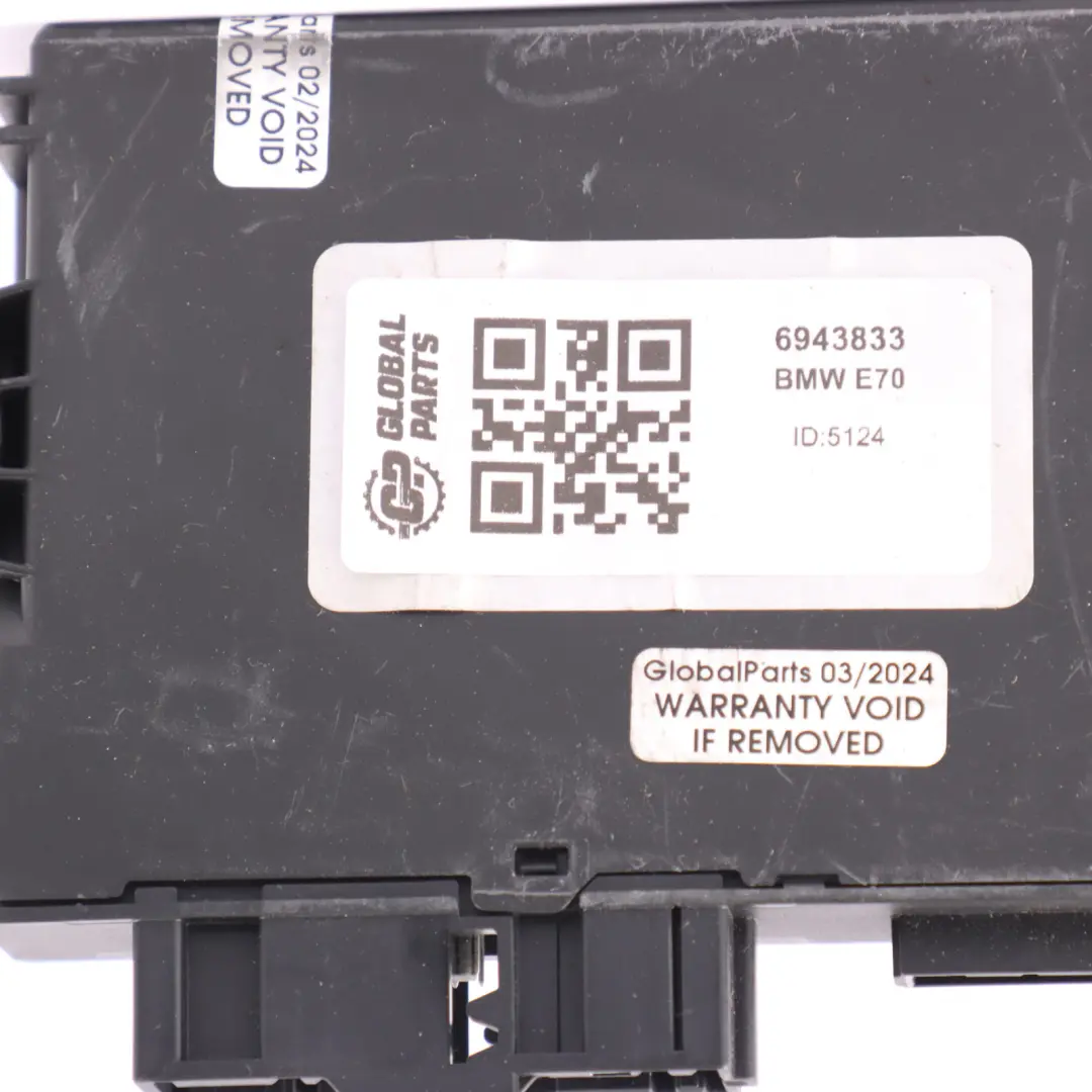 BMW X5 E70 CAS3 Module de lecture de clé de l'unité de contrôle - SKU 6943833 - Numéro de pièce 6943833