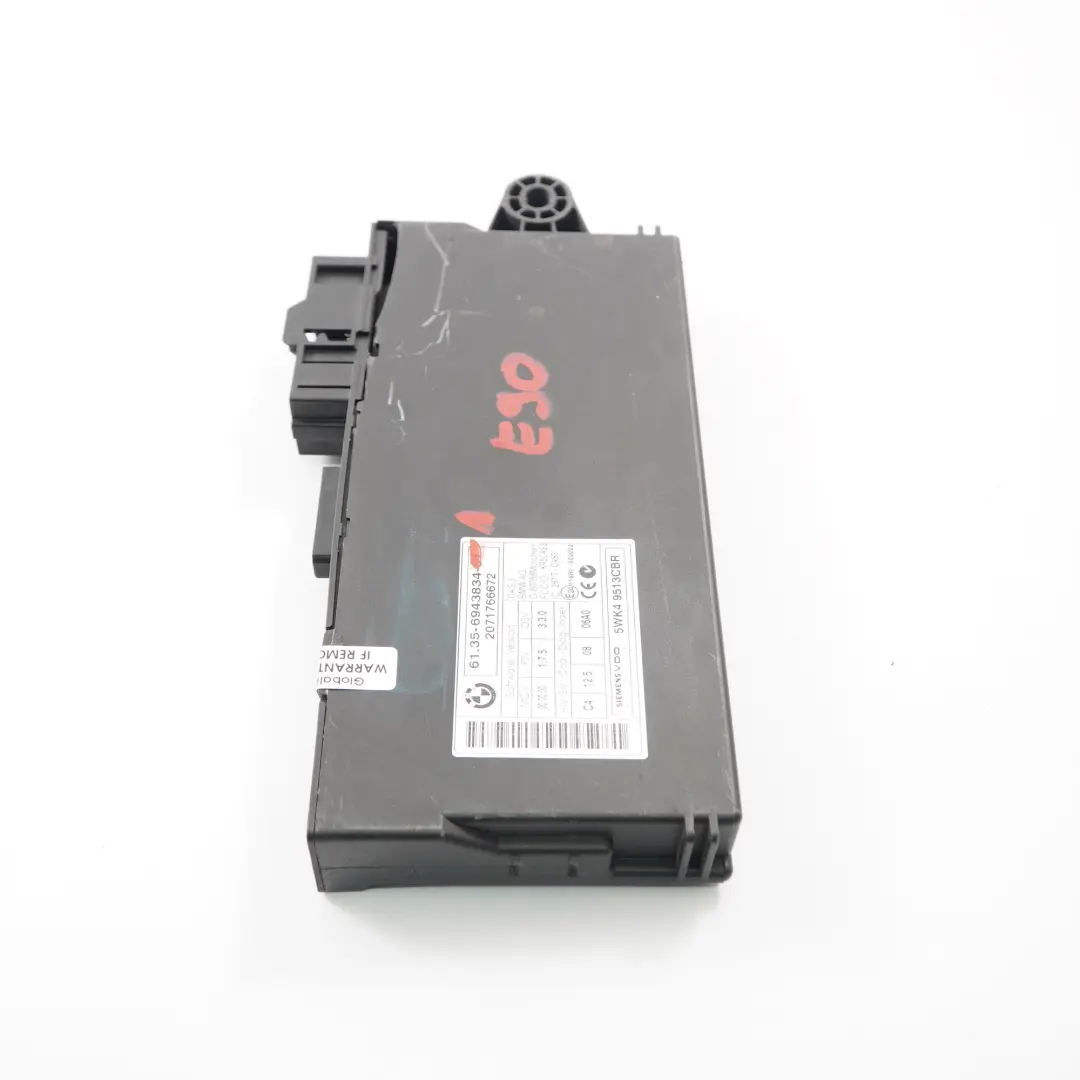 BMW E60 E81 E87 E90 E91 E92 CAS 3 ECU Control Unit Key Reading Module - SKU 6943834-1 - Part number 6943834