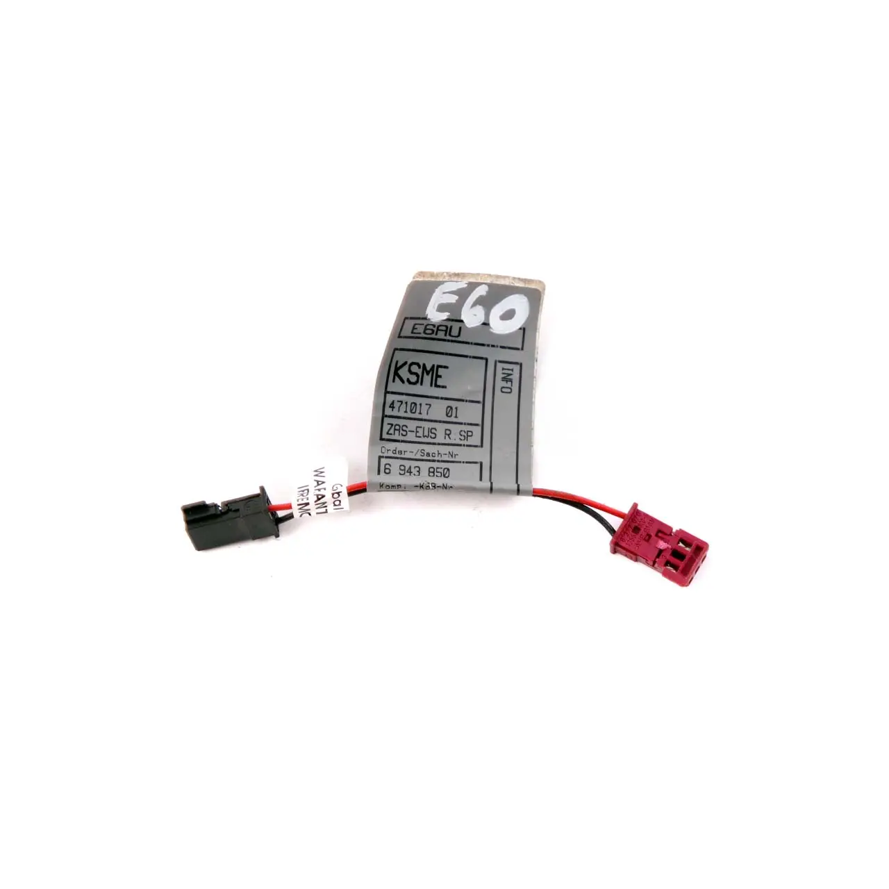 BMW 5 6 er E60 E61 E63 E64 Leitung Zündanlassschalter EWS 100MM 6943850
