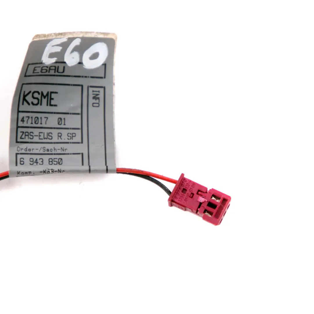 BMW E60 E61 E63 E64 Cable Interruptor De encendido EWS 100MM - SKU 6943850 - Número de pieza 6943850