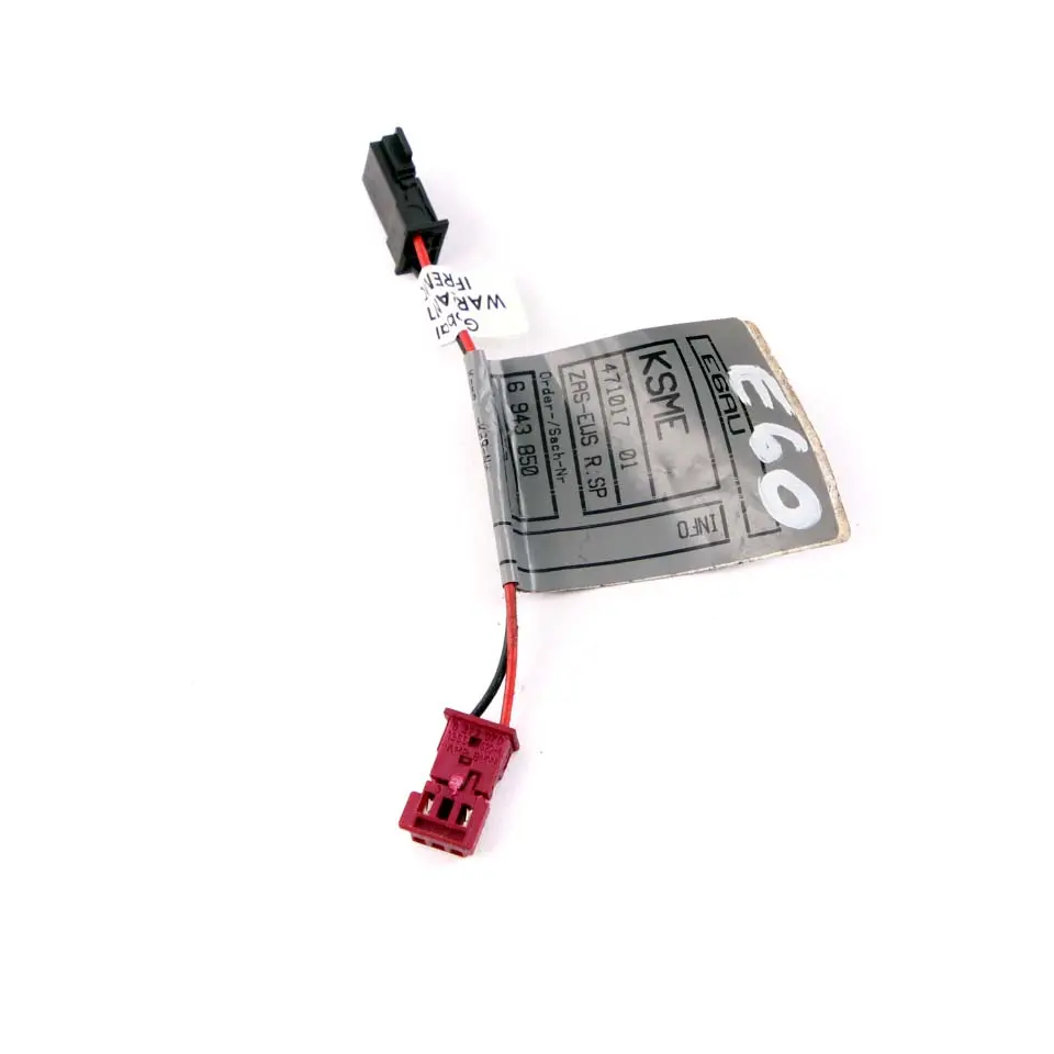 Cable Interruptor De encendido EWS 100MM para BMW E60 E61 E63 E64 con número de pieza 6943850 BMW E60 E61 E63 E64 Cable Interruptor De encendido EWS 100MM - SKU 6943850 - Número de pieza 6943850