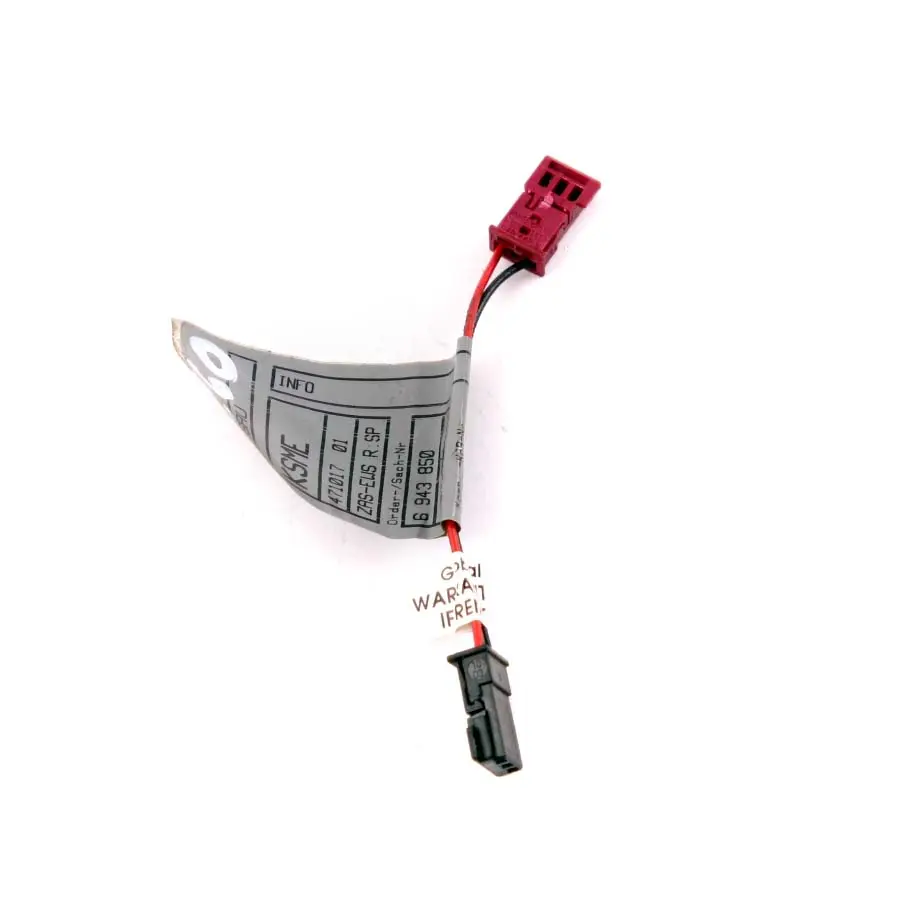 Cable Interruptor De encendido EWS 100MM para BMW E60 E61 E63 E64 con número de pieza 6943850 BMW E60 E61 E63 E64 Cable Interruptor De encendido EWS 100MM - SKU 6943850 - Número de pieza 6943850