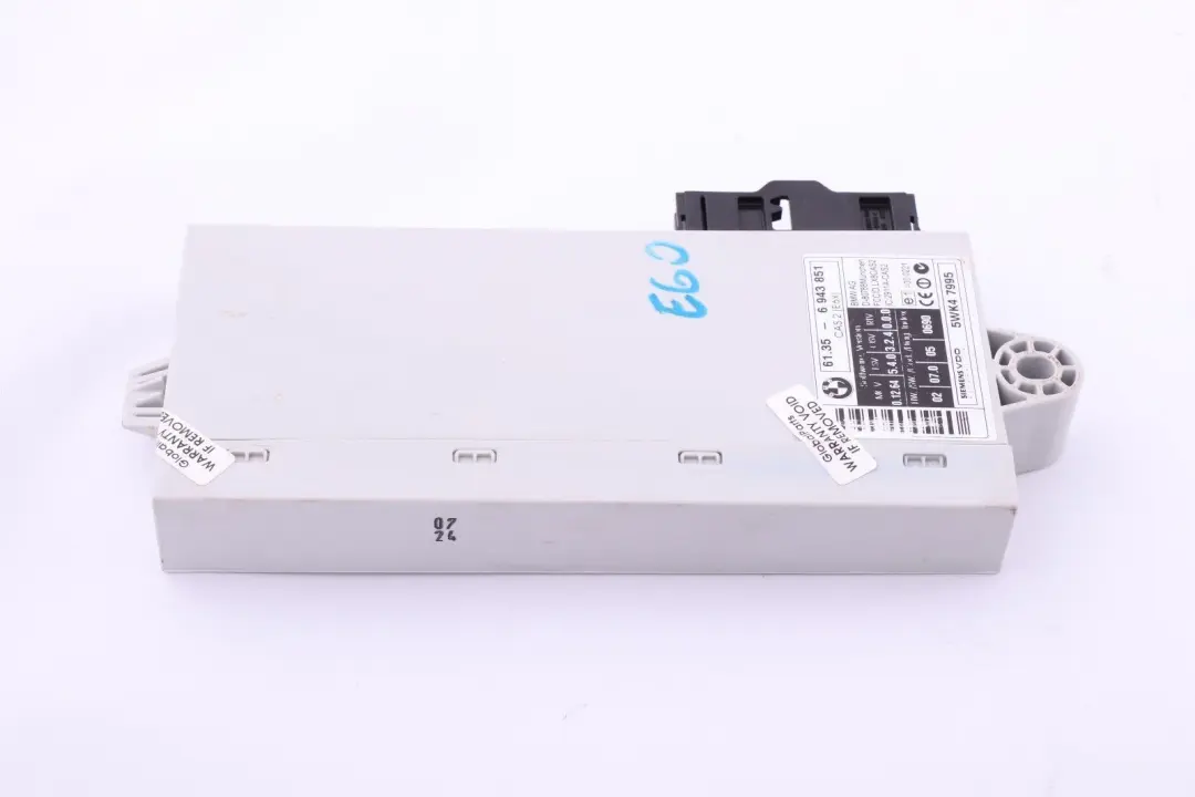 Unità di Controllo CAS 2 Modulo per BMW E60 E61 E63 E64 con numero di parte 6943851 BMW E60 E61 E63 E64 Unità di Controllo CAS 2 Modulo - SKU 6943851 - Numero di parte 6943851