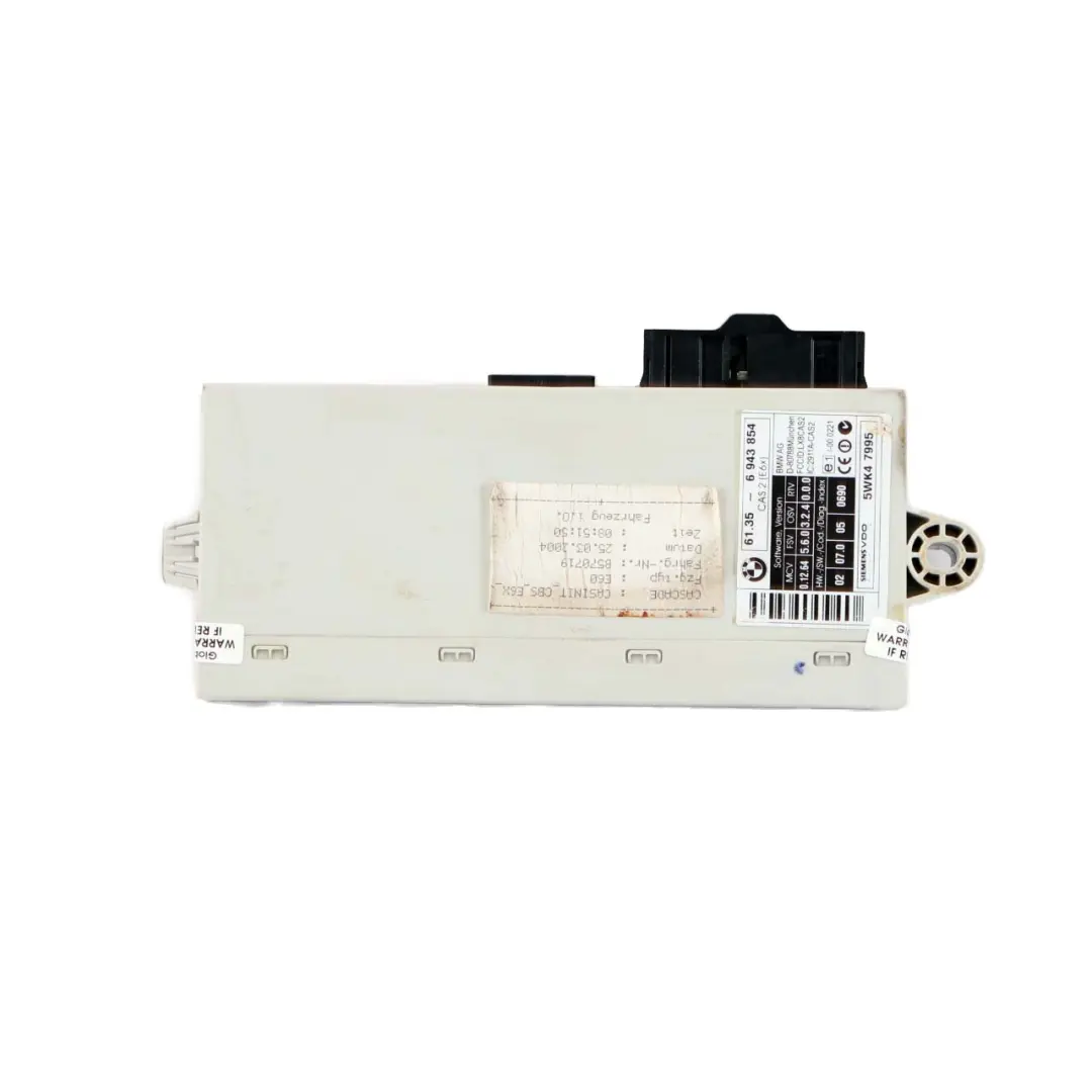 Unidad De Control ECU Módulo Lectura Llaves CAS 2 para BMW E60 E61 E63 E64 con número de pieza 6943854 BMW E60 E61 E63 E64 Unidad De Control ECU Módulo Lectura Llaves CAS 2 - SKU 6943854 - Número de pieza 6943854