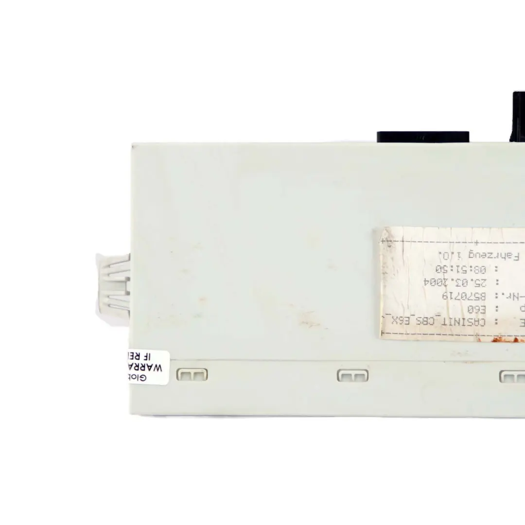 BMW 5 6 Series E60 E61 E63 E64 ECU Control Unit Key Reading Module CAS 2 - SKU 6943854 - Part number 6943854