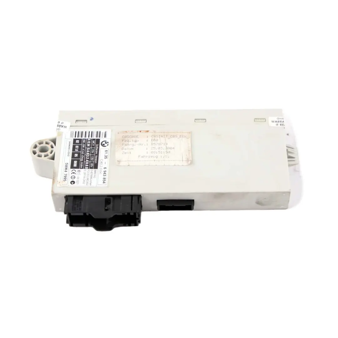 ECU Control Unit Key Reading Module CAS 2 to BMW E60 E61 E63 E64 with Part number 6943854 BMW E60 E61 E63 E64 ECU Control Unit Key Reading Module CAS 2 - SKU 6943854 - Part number 6943854