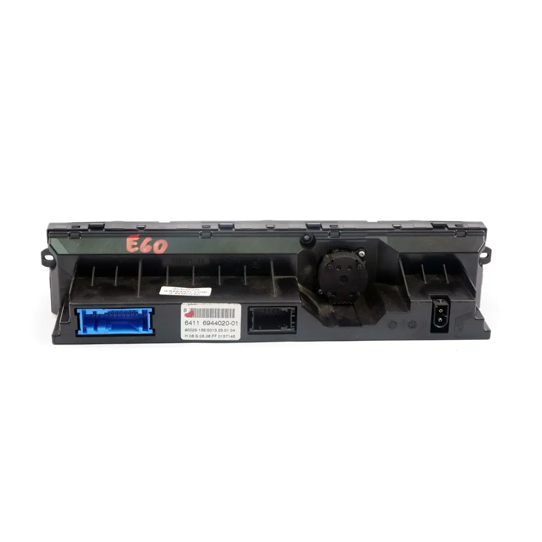 BMW E60 E61 Panel De Unidad De Control Automatico De Aire Acondicionado A/C Alto - SKU 6944020 - Número de pieza 6944020