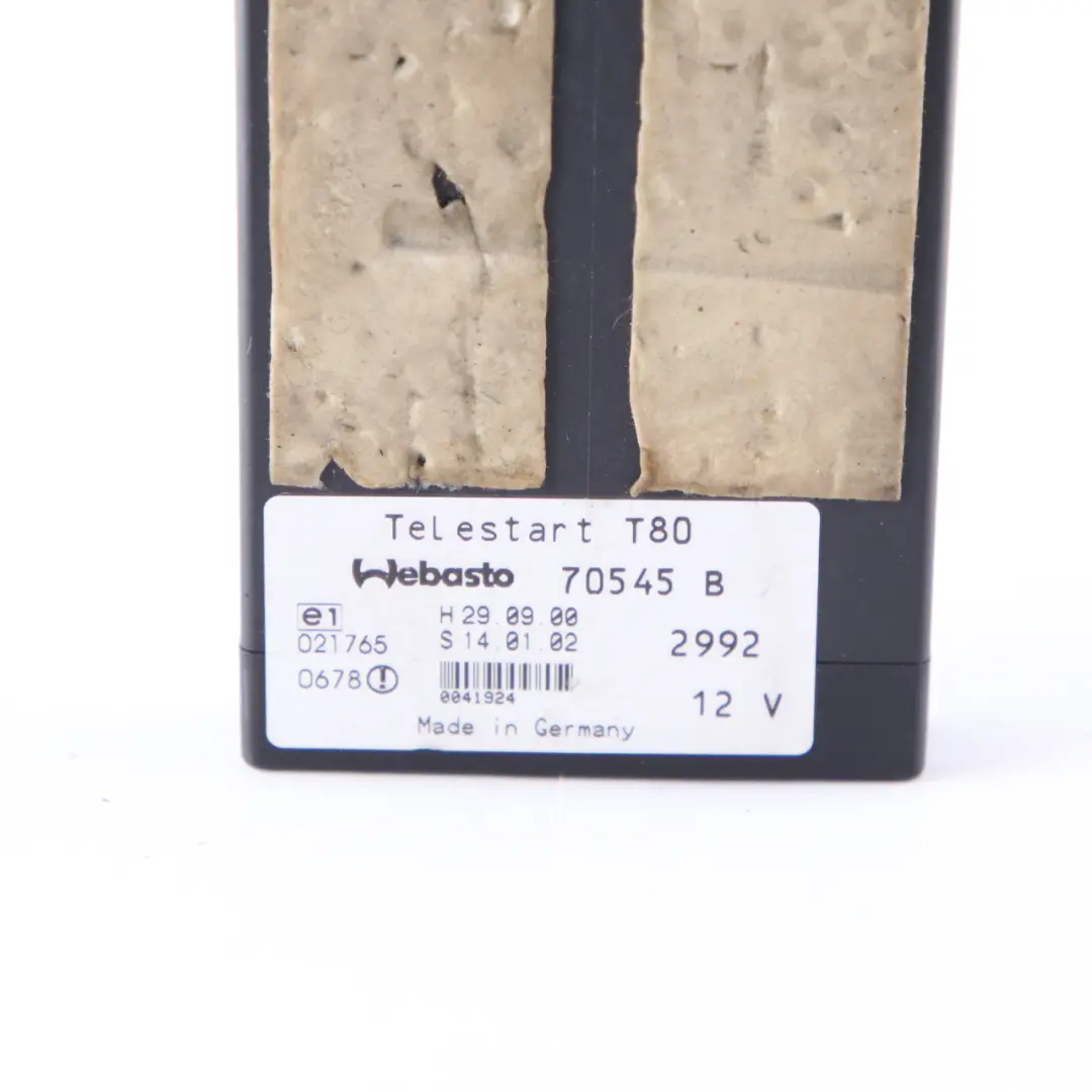 Ricevitore Riscaldamento Telecomando 70545B per BMW X5 E53 con numero di parte 6944104 BMW X5 E53 Ricevitore Riscaldamento Telecomando 70545B - SKU 6944104 - Numero di parte 6944104