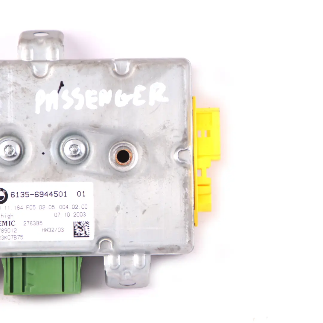 Side Door Airbag Control Module to BMW 5 6 Series E60 E61 E63 Passenger with Part number 6944501 BMW 5 6 Series E60 E61 E63 Passenger Side Door Airbag Control Module - SKU 6944501 - Part number 6944501