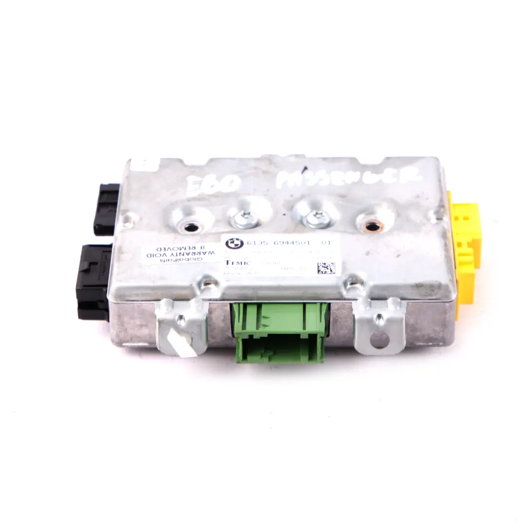 Side Door Airbag Control Module to BMW 5 6 Series E60 E61 E63 Passenger with Part number 6944501 BMW 5 6 Series E60 E61 E63 Passenger Side Door Airbag Control Module - SKU 6944501 - Part number 6944501