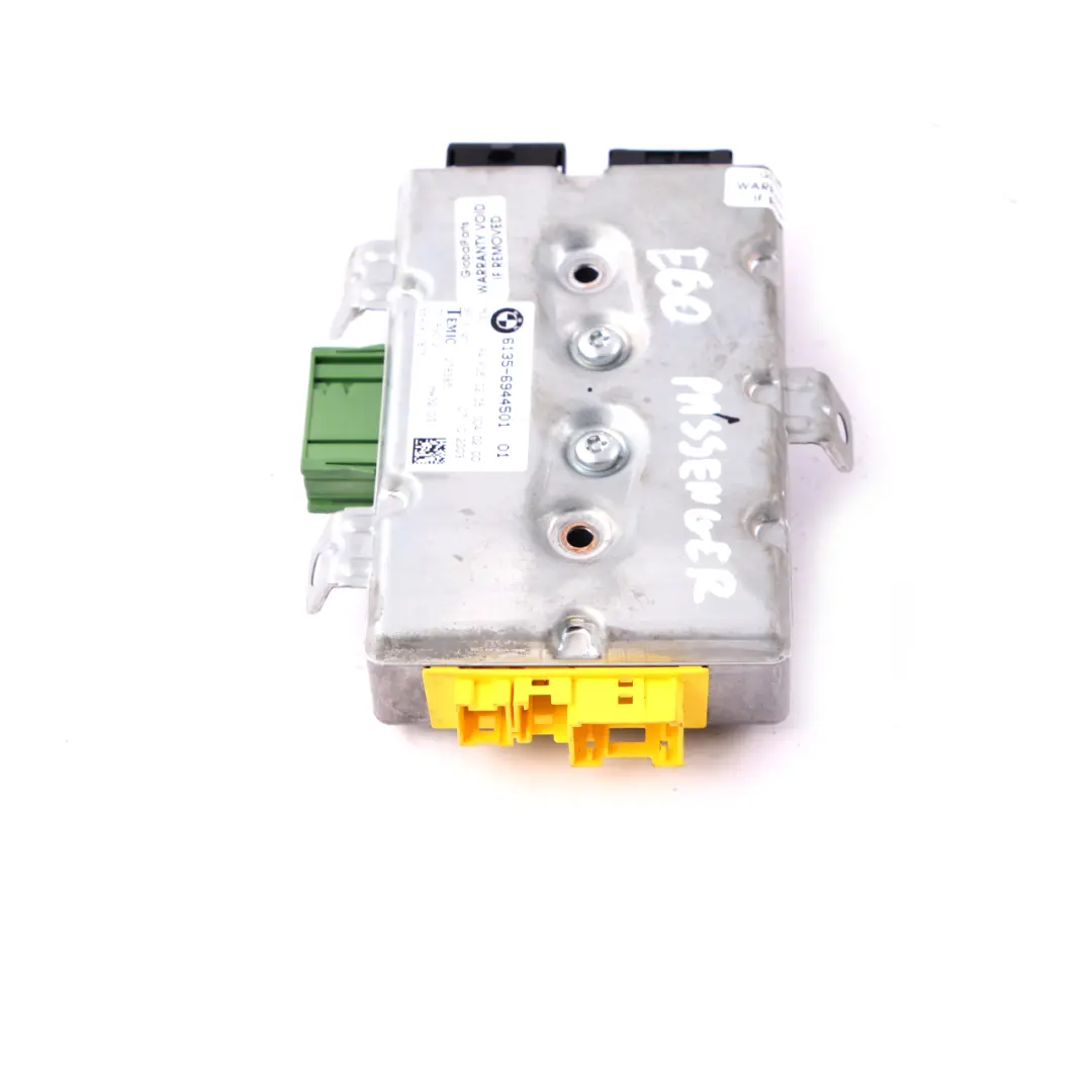Side Door Airbag Control Module to BMW 5 6 Series E60 E61 E63 Passenger with Part number 6944501 BMW 5 6 Series E60 E61 E63 Passenger Side Door Airbag Control Module - SKU 6944501 - Part number 6944501