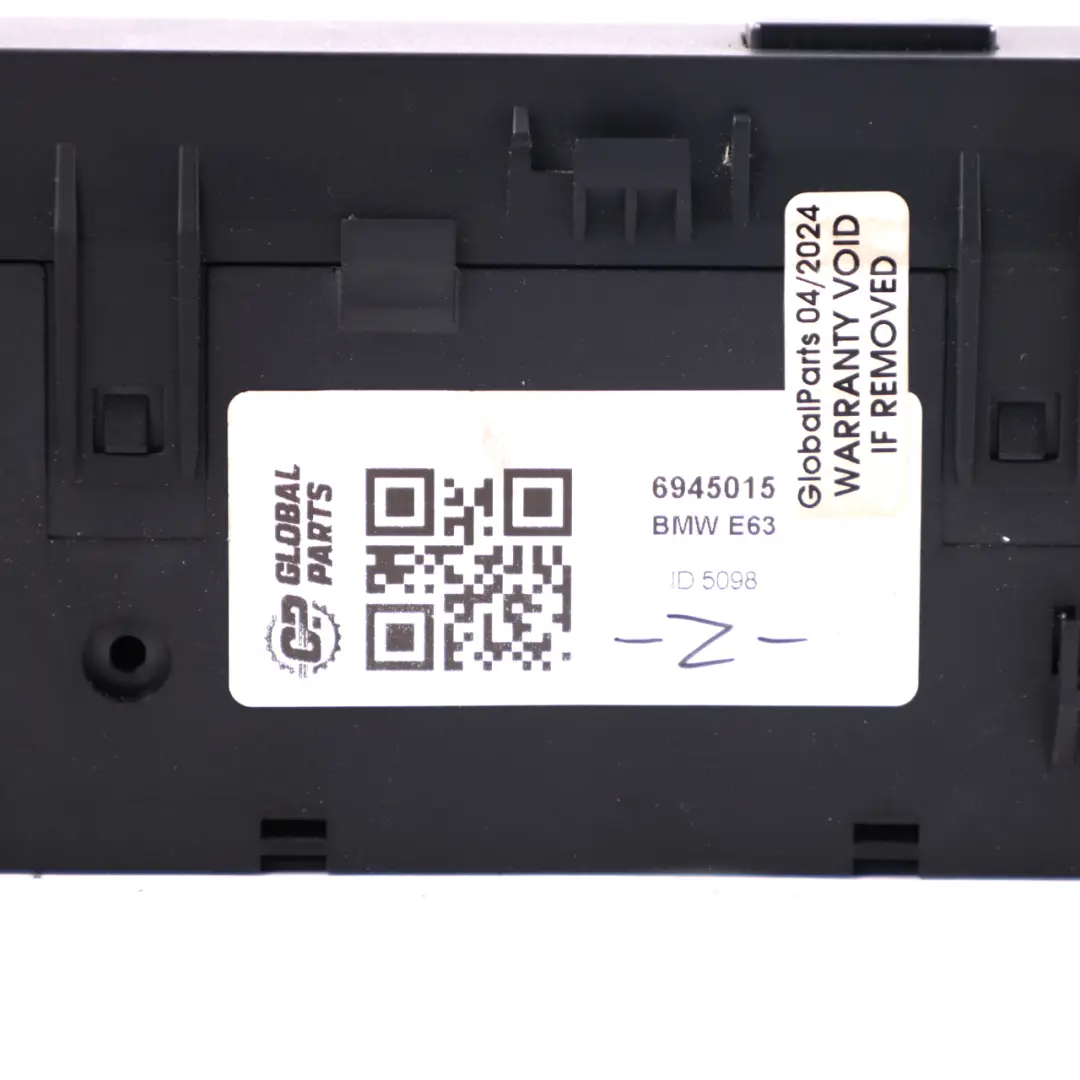 Dashboard Switch Control Panel PDC DSC Button to BMW E63 with Part number 6945015 BMW E63 Dashboard Switch Control Panel PDC DSC Button - SKU 6945015 - Part number 6945015
