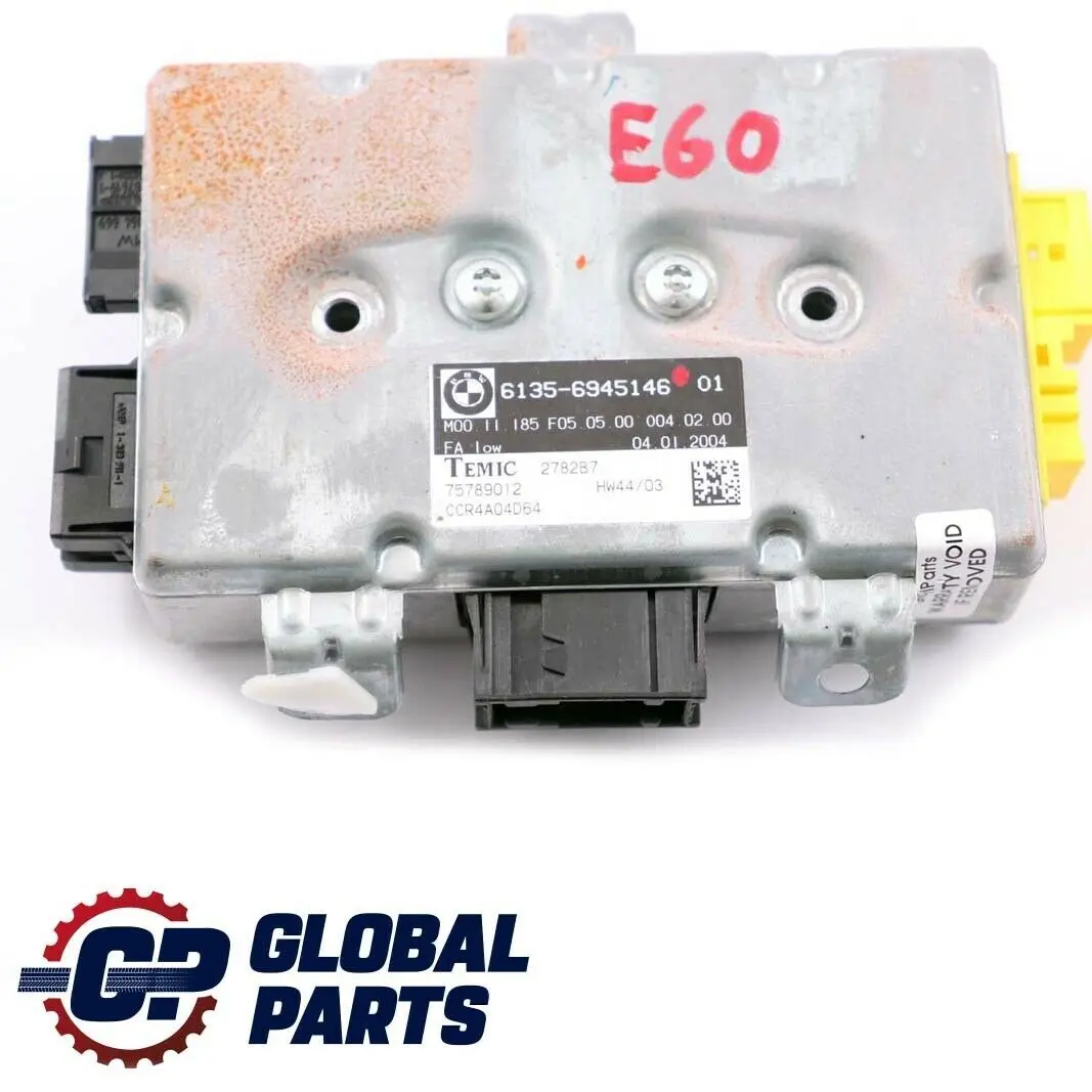 Appareil de Commande pour Porte Passager Module pour BMW 5 6 E60 E61 E63 à propos du numéro de pièce 6945146 BMW 5 6 E60 E61 E63 Appareil de Commande pour Porte Passager Module - SKU 6945146 - Numéro de pièce 6945146