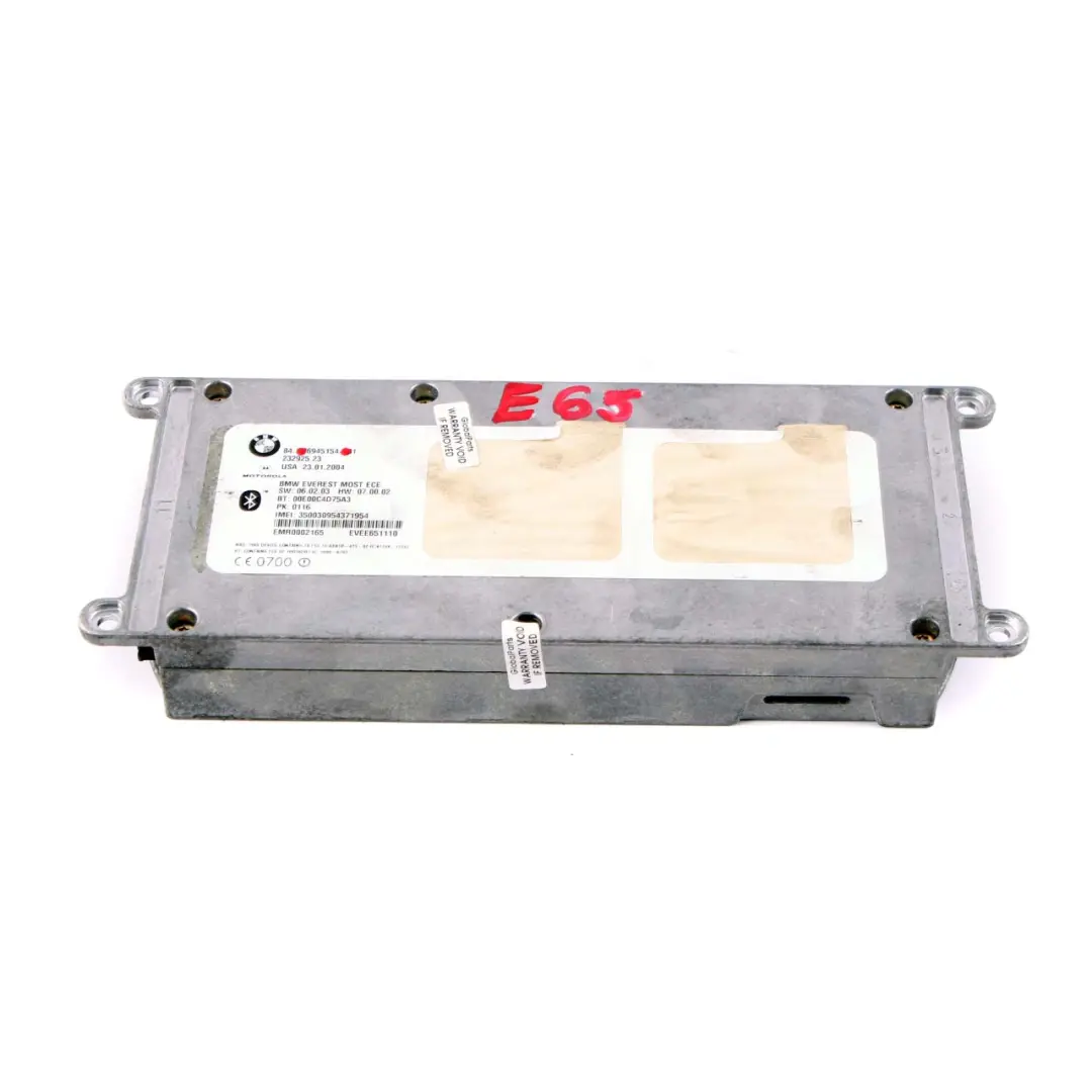 BMW 7 Series E65 E66 Telematics Bluetooth Control Unit Module - SKU 6945154 - Part number 6946328
