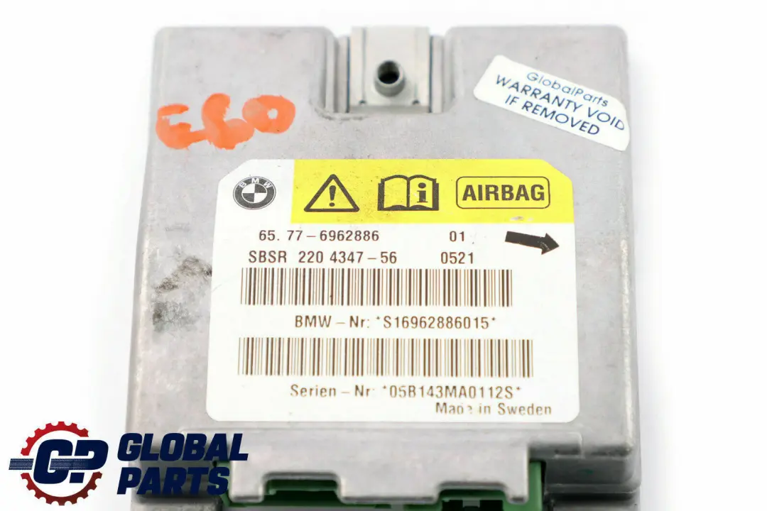 BMW E60 E61 E63 Sensore B-S?ule Destra - SKU 6945156 - Numero di parte 6945156
