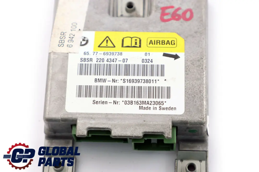 Sensore B-S?ule Destra per BMW E60 E61 E63 con numero di parte 6945156 BMW E60 E61 E63 Sensore B-S?ule Destra - SKU 6945156 - Numero di parte 6945156