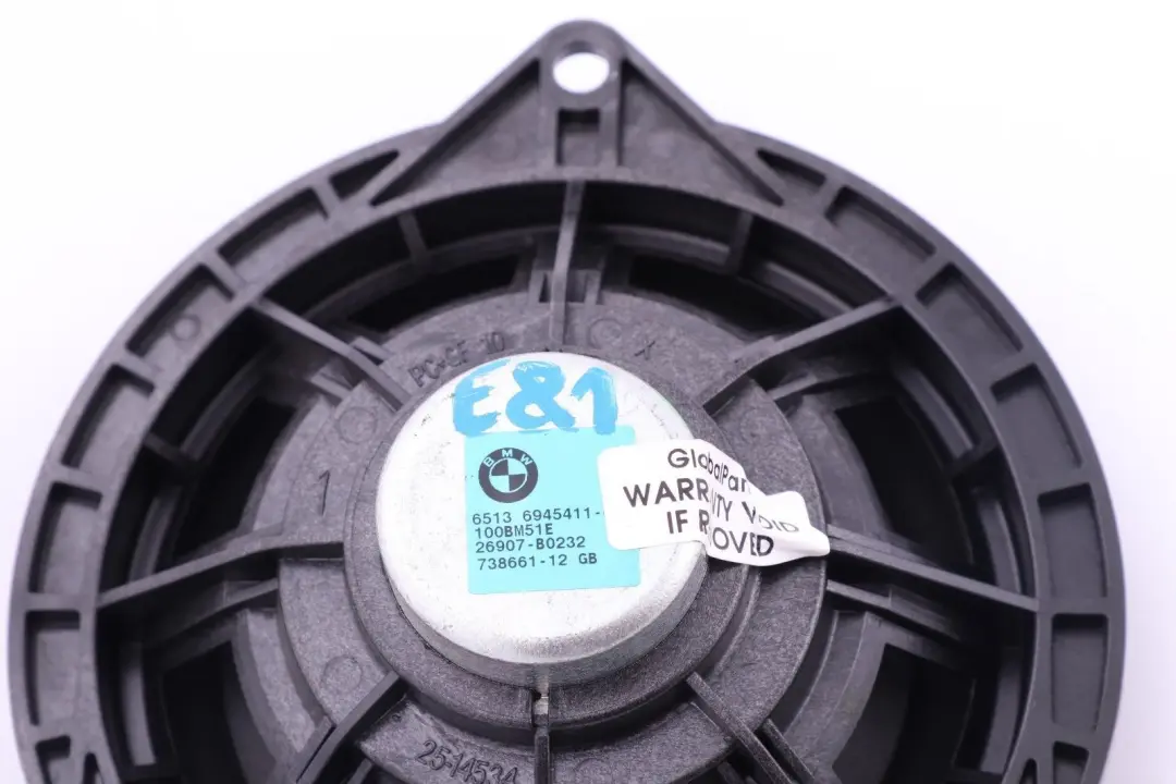 Loudspeaker BMW E81 E82 E88 E92 E93 Speaker HiFi Mid Range - SKU 6945411 - Part number 6945411