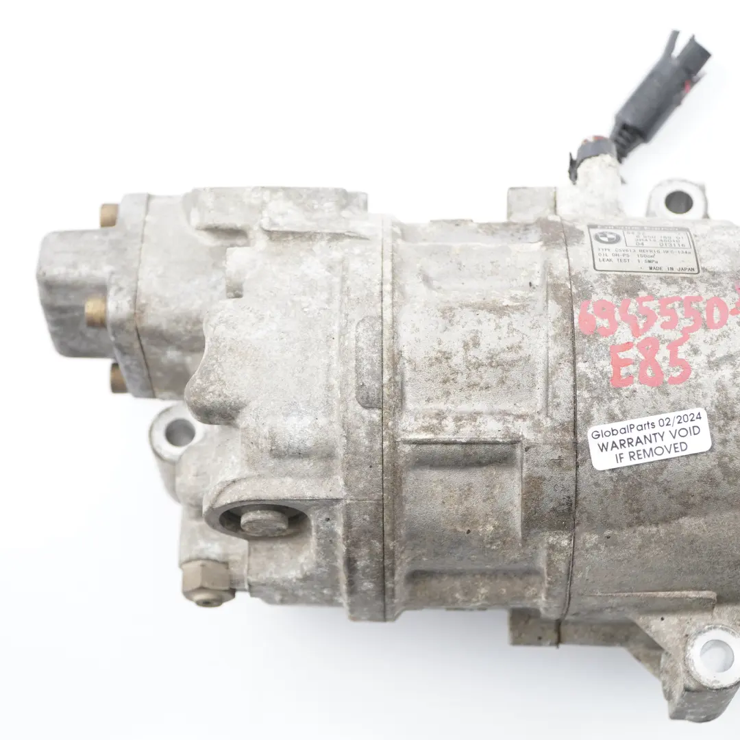 Kompresor Klimatyzacji Sprężarka Klimatyzacji 6945550 do BMW Z4 E85 Roadster o numerze 9182798 BMW Z4 E85 Roadster Kompresor Klimatyzacji Sprężarka Klimatyzacji 6945550 - SKU 6945550-1 - Numer Części 9182798