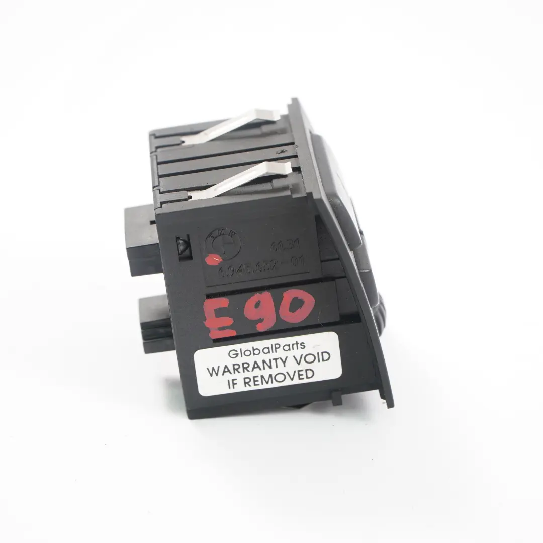 Interruptor ZV Luces De Emergencia DTC para BMW E90 E91 E92 E93 con número de pieza 61316945652 BMW E90 E91 E92 E93 Interruptor ZV Luces De Emergencia DTC - SKU 6945652 - Número de pieza 61316945652