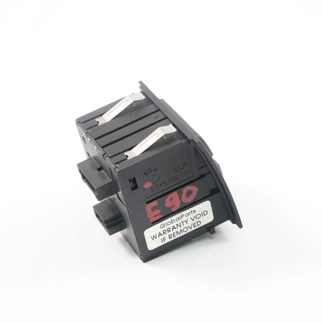 Interruptor ZV Luces De Emergencia DTC para BMW E90 E91 E92 E93 con número de pieza 61316945652 BMW E90 E91 E92 E93 Interruptor ZV Luces De Emergencia DTC - SKU 6945652 - Número de pieza 61316945652