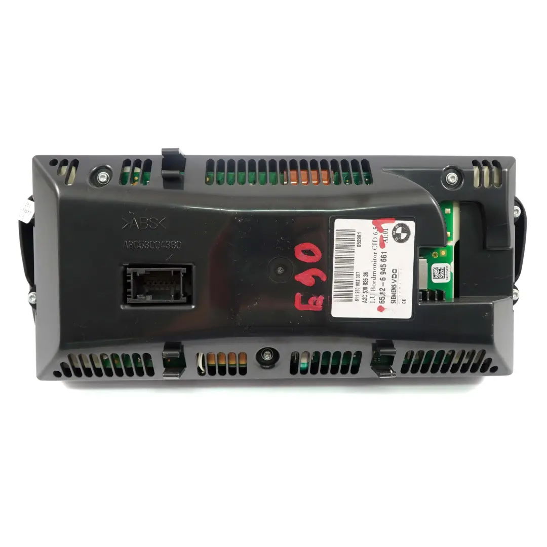Pantalla Monitor Navegacion BMW E60 E90 Pantalla Informacion Bordo 6,5" 6945661 para con número de pieza 9193758 Pantalla Monitor Navegacion BMW E60 E90 Pantalla Informacion Bordo 6,5" 6945661 - SKU 6945661-1 - Número de pieza 9193758