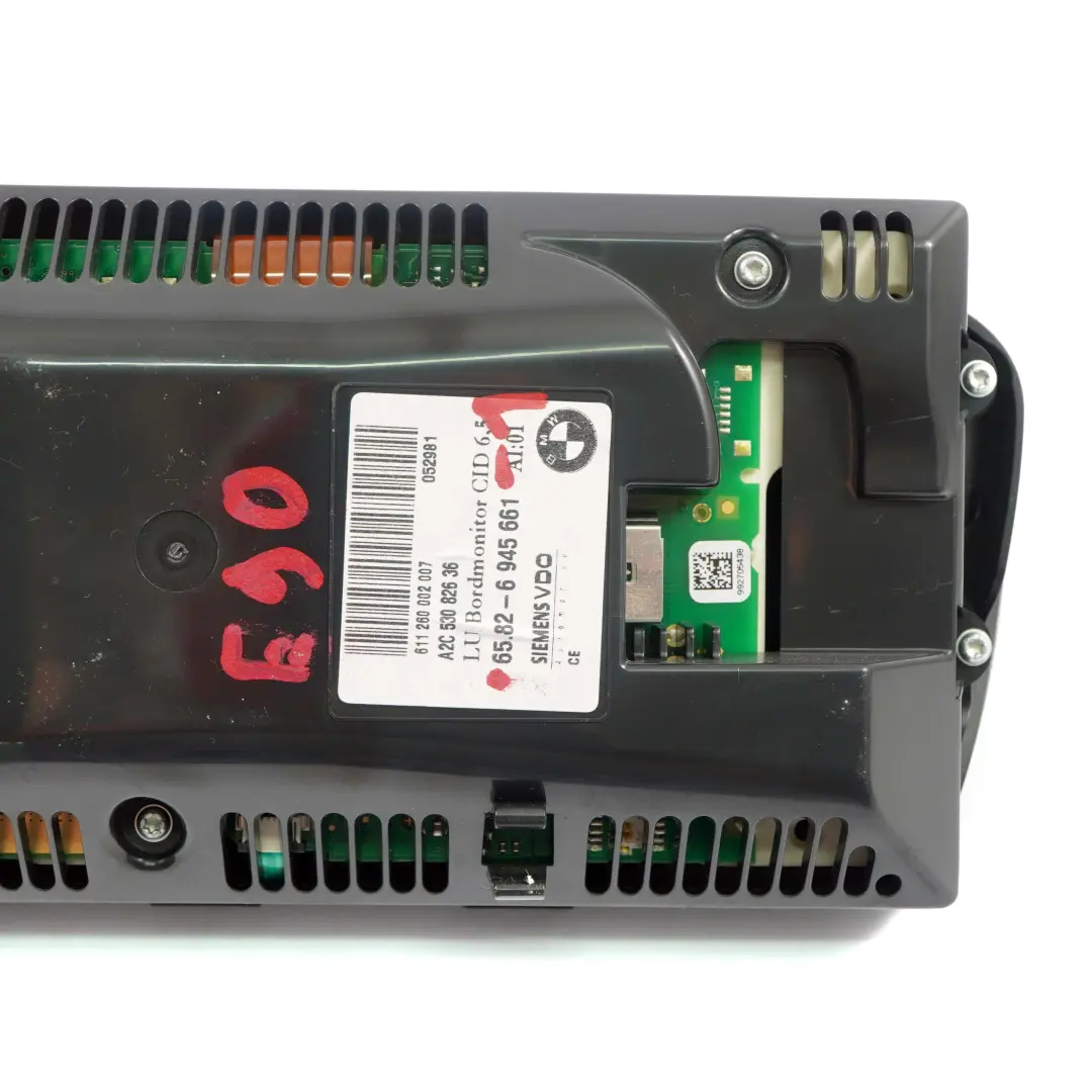 Navigation Bormonitor Monitor Bildschirm 6945661 für BMW E60 E61 E90 E91 mit Teilenummer 9193758 BMW E60 E61 E90 E91 Navigation Bormonitor Monitor Bildschirm 6945661 - SKU 6945661-1 - Teilenummer 9193758