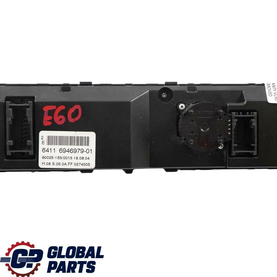 Basis Unidad De Control De Aire Acondicionado Automatico para BMW E60 E61 con número de pieza 6946979 BMW E60 E61 Basis Unidad De Control De Aire Acondicionado Automatico - SKU 6946979 - Número de pieza 6946979