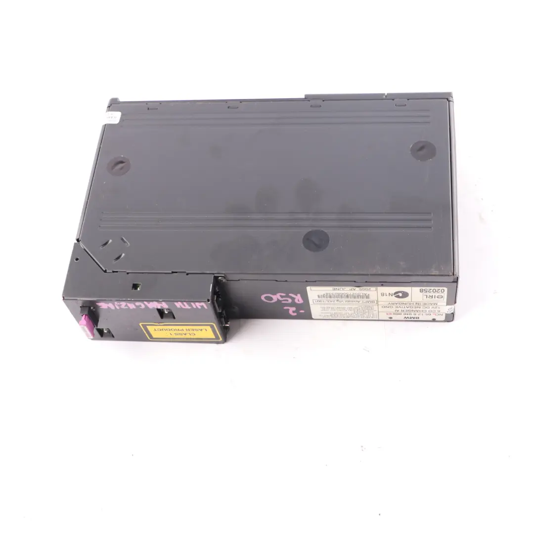 Changeur CD 6 disques Multichanger avec magasin pour Mini R50 R52 R53 à propos du numéro de pièce 6946989 Mini R50 R52 R53 Changeur CD 6 disques Multichanger avec magasin - SKU 6946989-2 - Numéro de pièce 6946989