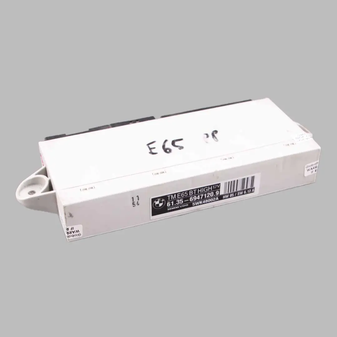 Control Unit Module Door Front Right to BMW 7 Series E65 E66 E67 with Part number 6947120 BMW 7 Series E65 E66 E67 Control Unit Module Door Front Right - SKU 6947120 - Part number 6947120
