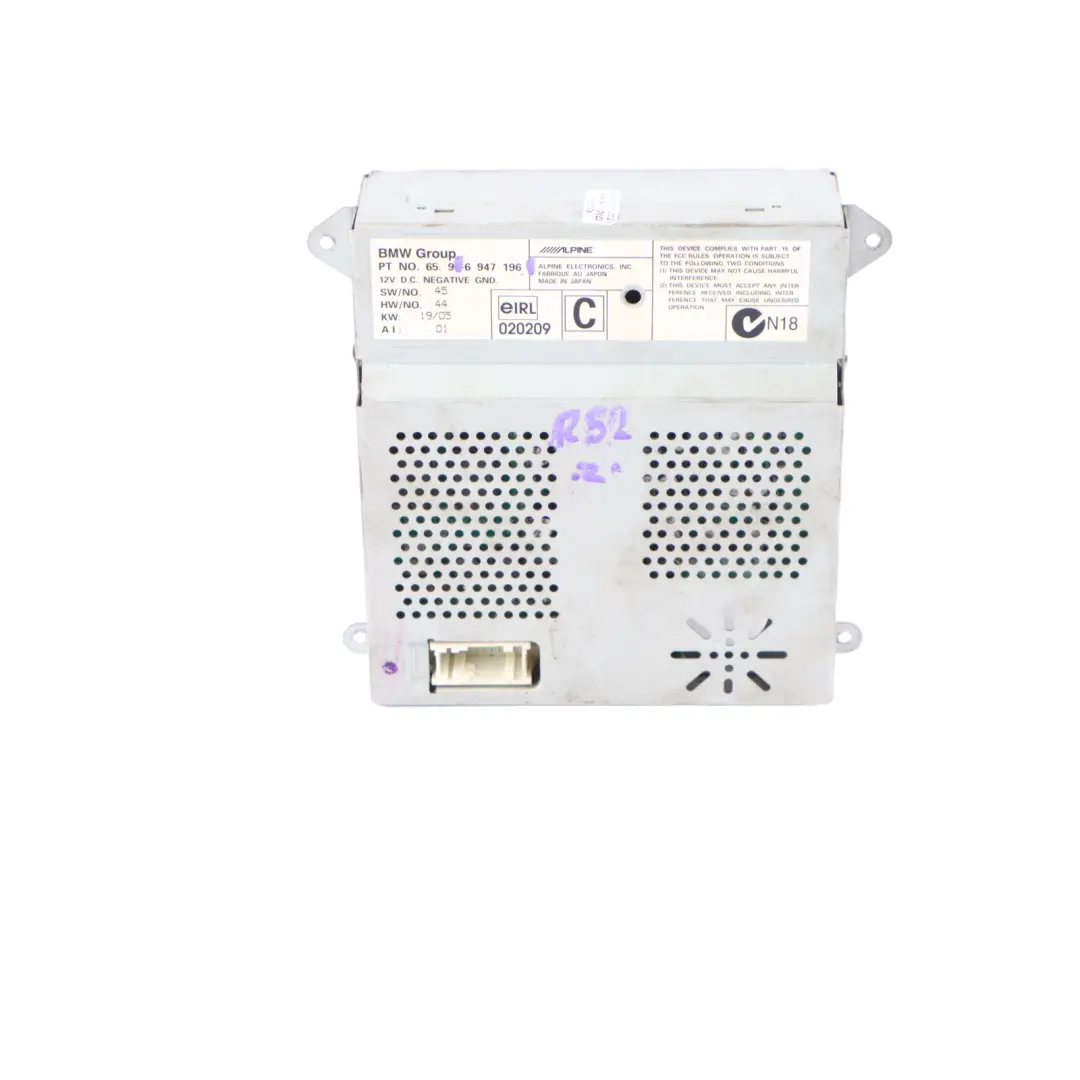 Mini R52 Sat Nav GPS Navegación Por Satélite Salpicadero Pantalla - SKU 6947196 - Número de pieza 6947196