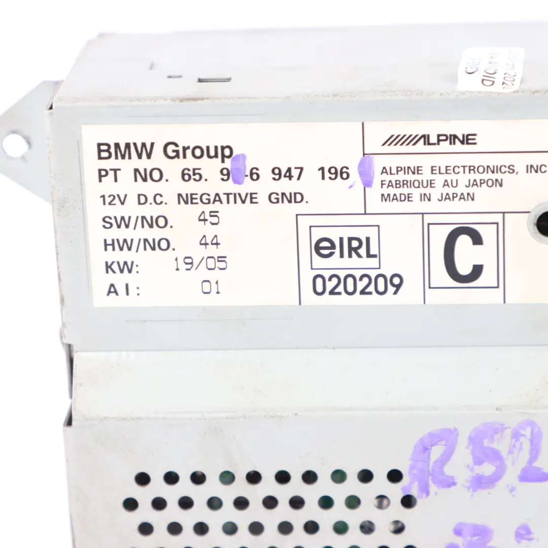 Mini R52 Sat Nav GPS Navegación Por Satélite Salpicadero Pantalla - SKU 6947196 - Número de pieza 6947196