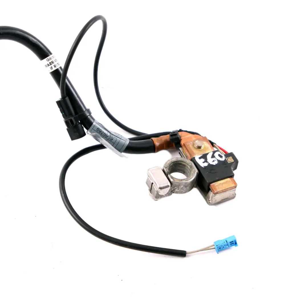 IBS Cable BMW E60 Negative Battery Lead Wiring Harness Control Unit to with Part number 6947499 IBS Cable BMW E60 Negative Battery Lead Wiring Harness Control Unit - SKU 6947499 - Part number 6947499