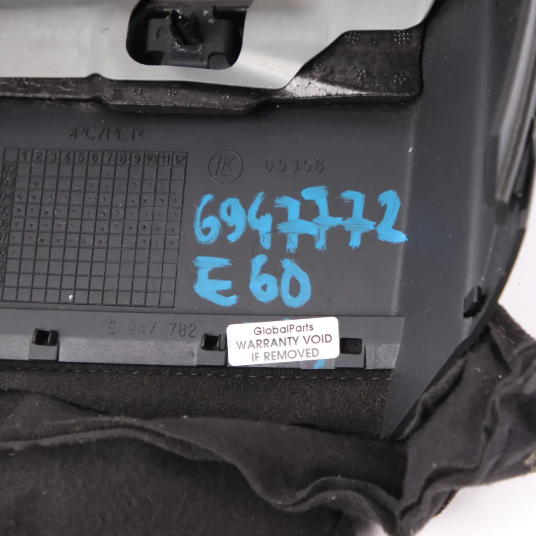 Complete Steering Column Trim Panel Cover to BMW E60 E61 E63 E64 LCi with Part number 61316947772 61316947785 61316947773 BMW E60 E61 E63 E64 LCi Complete Steering Column Trim Panel Cover - SKU 6947772 - Part number 61316947772 61316947785 61316947773