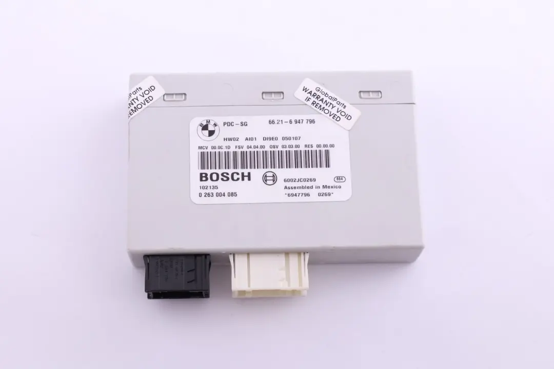 Modulo Controllo Parcheggio PDC per BMW E81 E87 E88 E90 E91 con numero di parte 6947796 BMW E81 E87 E88 E90 E91 Modulo Controllo Parcheggio PDC - SKU 6947796 - Numero di parte 6947796